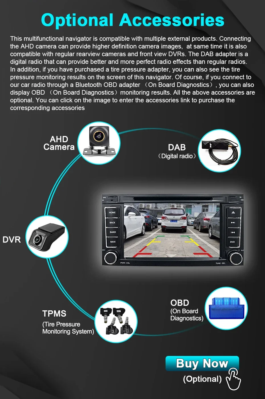 7-Zoll-Bildschirm, kabelloses CarPlay, Android 15 Autoradio für Volkswagen Touareg, Transporter T5, Multivan 2002-2010, Videoplayer – Detail 21