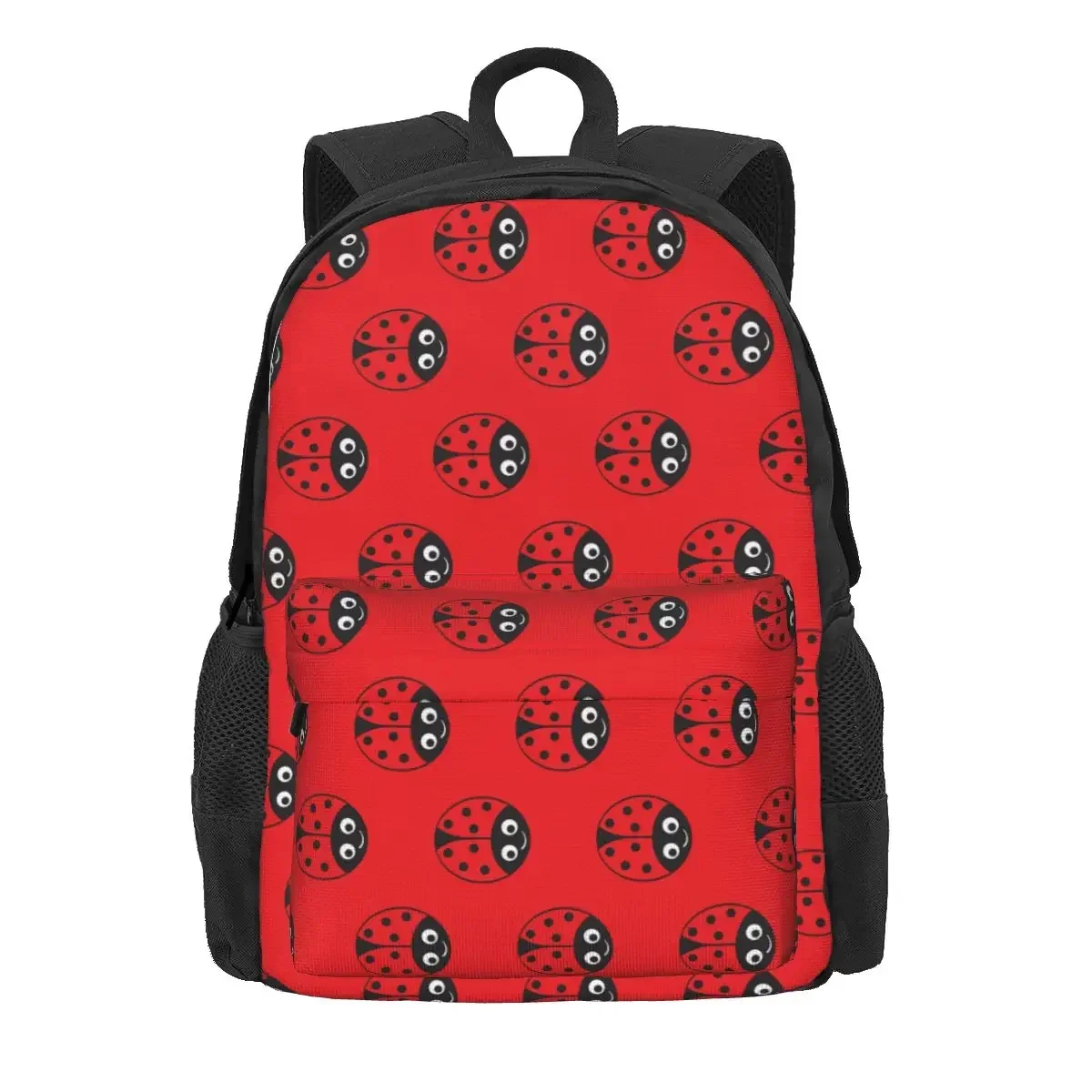 Ladybug Girl Backpacks Boys Girls Bookbag Children School Bags Cartoon Kids Rucksack Travel Rucksack Shoulder Bag Large Capacity