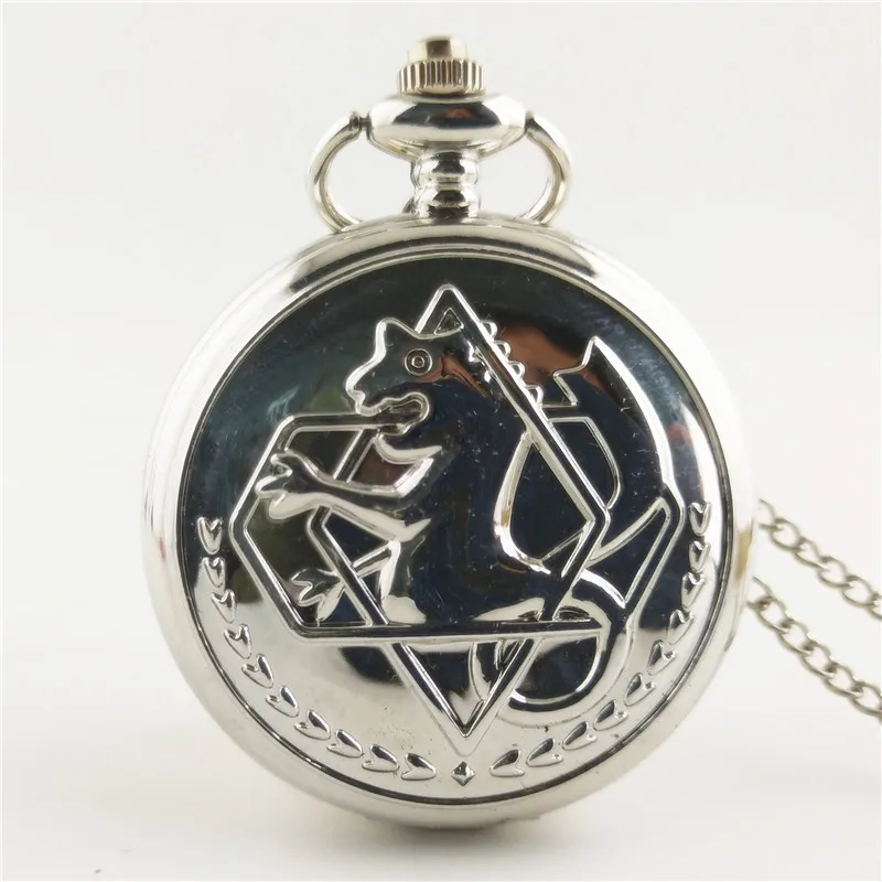 Vintage Luxury Full Metal Animal Carving Quartz Pocket Watch for Men Women Engrave Fob Chain Bronze Antique Clock for Collection