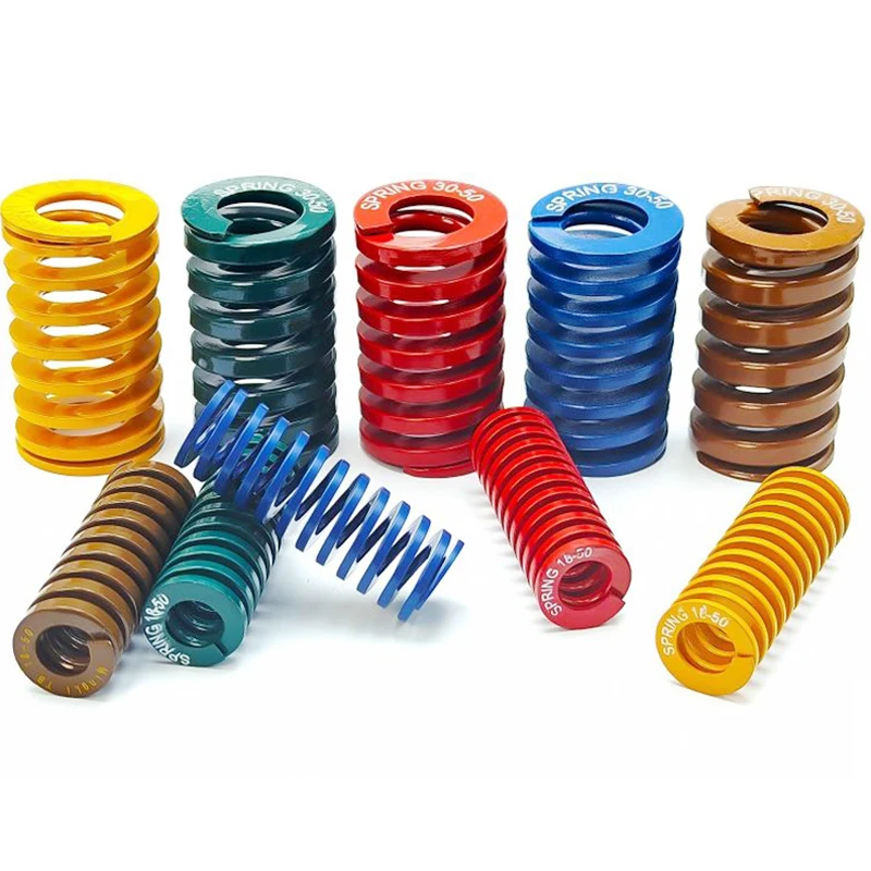 

Creamily 2Pcs Compression Spring Alloy Steel Spring Loading Mold Spring Outer Diameter 18mm Inner Diameter 9mm Length 20-100mm