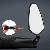 2pcs Bicycle Rearview Mirror Reflector Adjustable Rotatable Handlebar Mirror Clear Rearview Scooter Cycling Bike Accessories