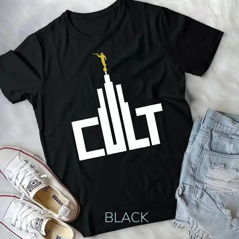 CULT LDS TEMPLE Angel Moroni Ex Mormon Post LDS Anti T Shirt Unisex T-shirt