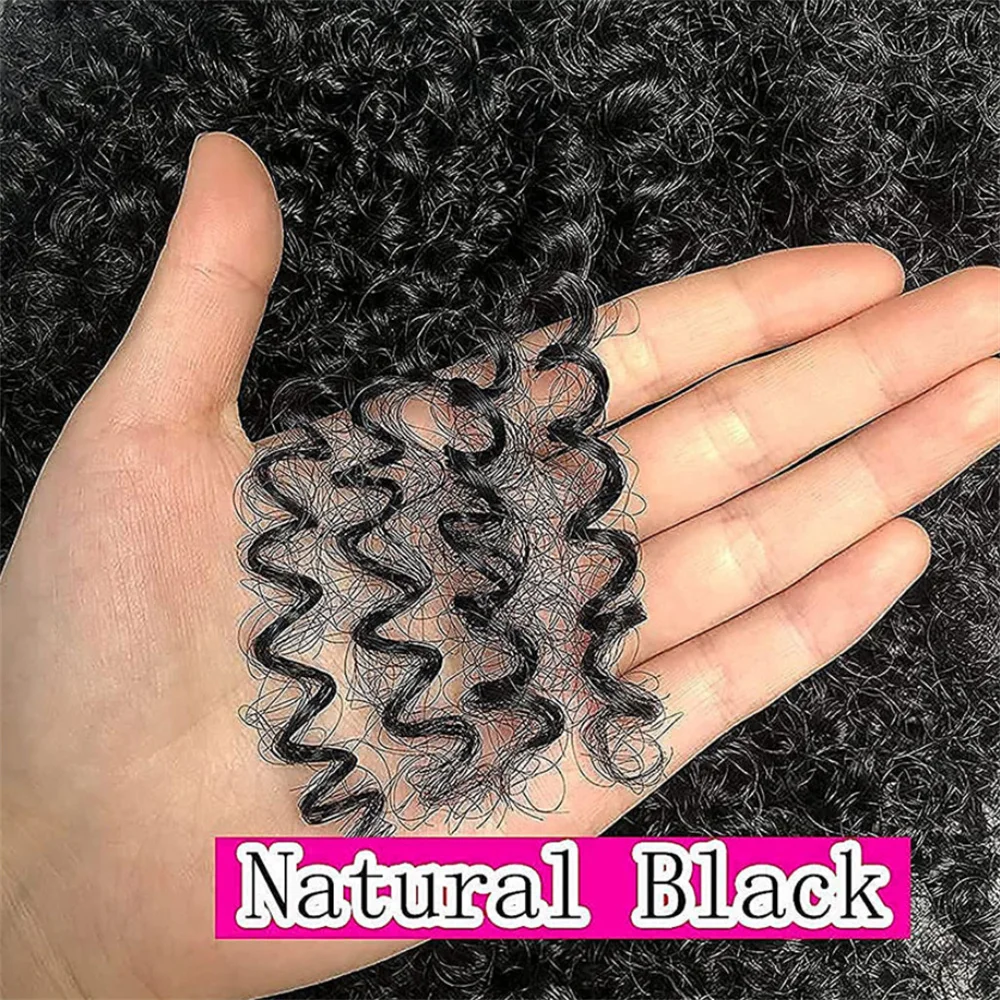 Afro Kinky Curly Human Hair Wigs With Bangs For Black Women 100% Human Hair Wig Tanie malezyjskie peruki z włosów ludzkich wykonane maszynowo