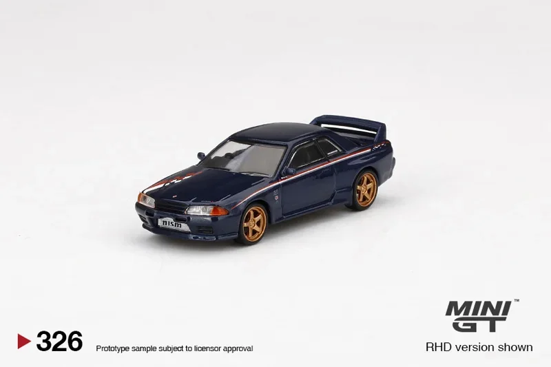 TSM รุ่น MINIGT 1:64 # 326 Nissan GT-R Skyline R32 Nismo S-Tune โมเดลรถอัลลอย