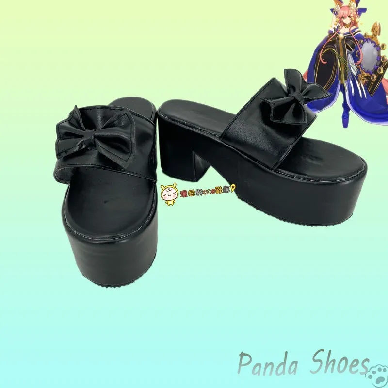 

Fate Tamamo no Mae Cosplay Shoes Anime Cos Comic Cosplay Costume Prop Shoes for Con Halloween Party