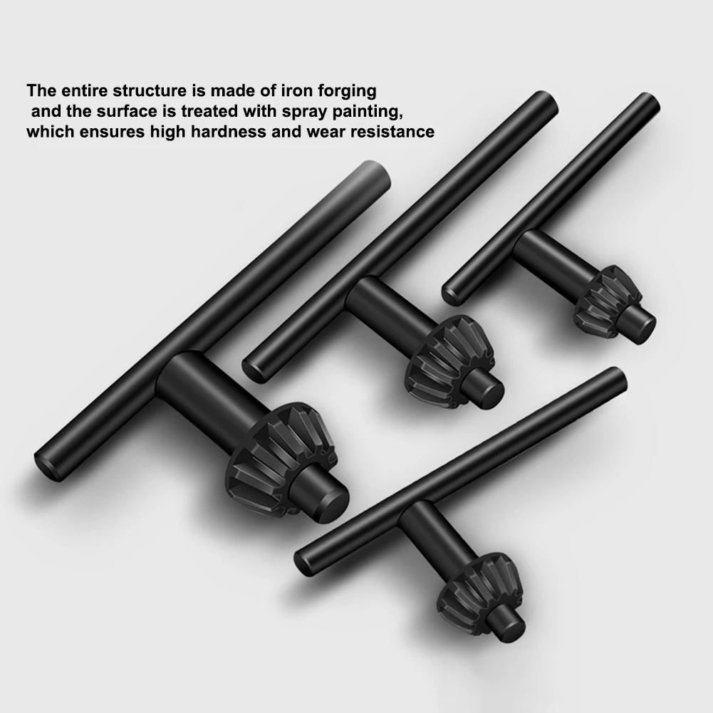 3PCS Chuck Wrench Set Drill Chuck Keys Electric Hand Drill Chuck Wrench Tool Drill Chuck Keys Lathe Accessories