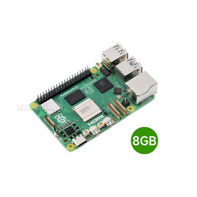 Raspberry Pi 5 Options for 2GB/4GB/8GB RAM BCM2712 processor 2.4GHz quad-core 64-bit Arm Cortex-A76 CPU