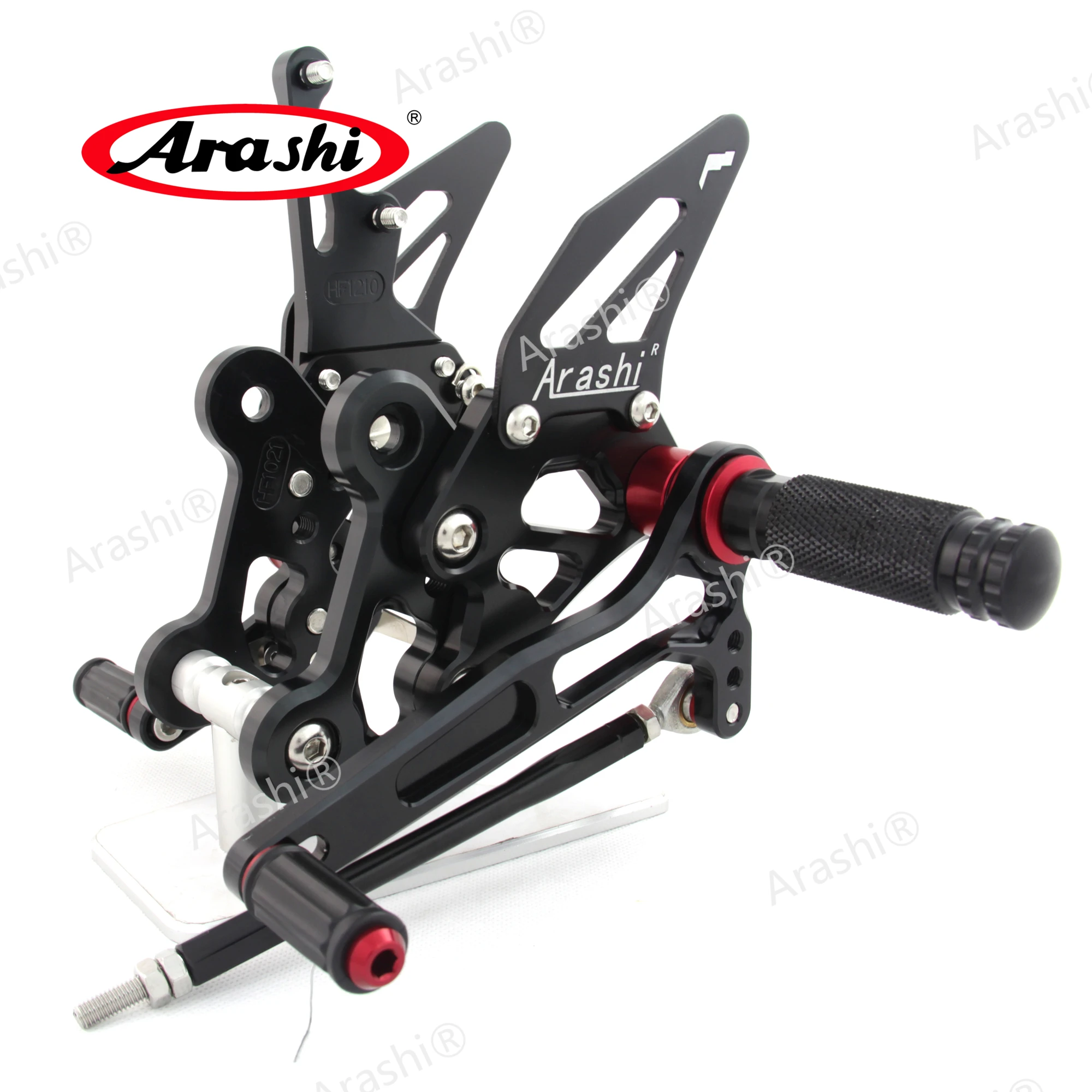 For SUZUKI GSX-S750 GSXS750Z 2015-2022 Arashi Motorcycle CNC Adjustable Rearsets Rear Sets Foot Rests Pegs Pedal GSXS750Z 2020