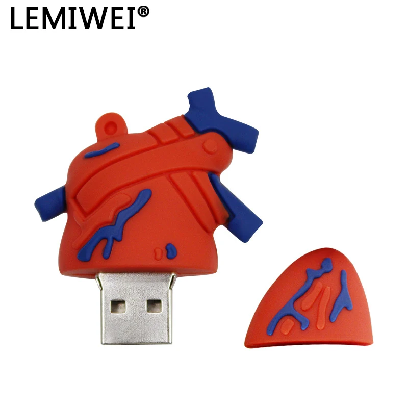 Hoạt Hình Con Người Cơ Quan USB Đèn LED Lung Trái Tim Dạ Dày Não Bộ Bác Sĩ Pendrive 64Gb Ổ Đĩa Flash Usb Memoria Usb bút