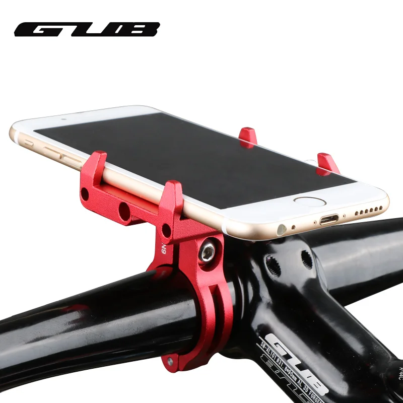 

GUB G85 G-85 Aluminum Bicycle Phone Holder For For 3.5-6.2inch Smartphone Adjustable Handle Tape Support GPS Bike Phone Stand