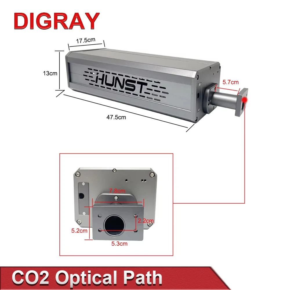 DIGRAY Co2 Gray Optical Path Laser Module Path SYNRAD CRD DAVI RF Laser Source Mechanical Parts