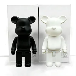28cm Bear Statue Paint Block Bear Decor Desktop Ornaments Living Room Bear Floor Sculpture Home Decoration Kids Birthday Gifts