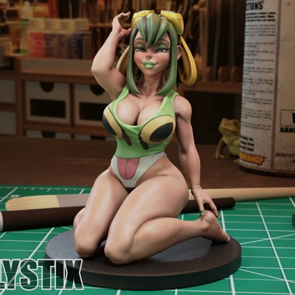 

Sexy Girl Tsuyu NSFW1/24 Scale Resin Figure Model Kit Rabbit Unassembled Unpainted Doll 3D Printing DIY Statue Crafts Toy