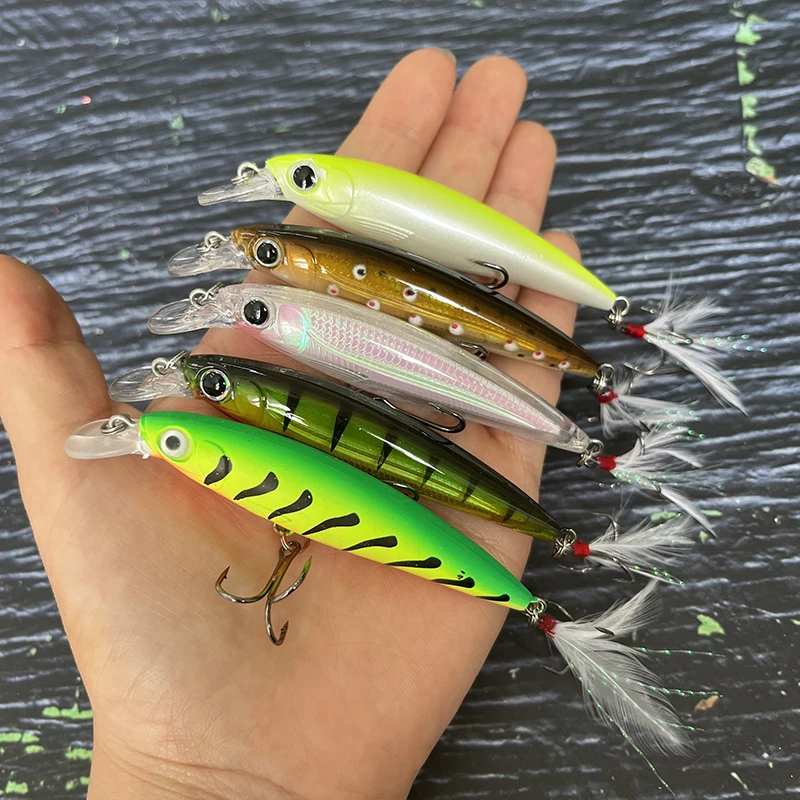 70mm 7.2g pływająca Minnow Fishing Lure Wobbler na słodkowodne pstrąg sztuczna przynęta szczupak karp Jerkbait Swimbait artykuły wędkarskie