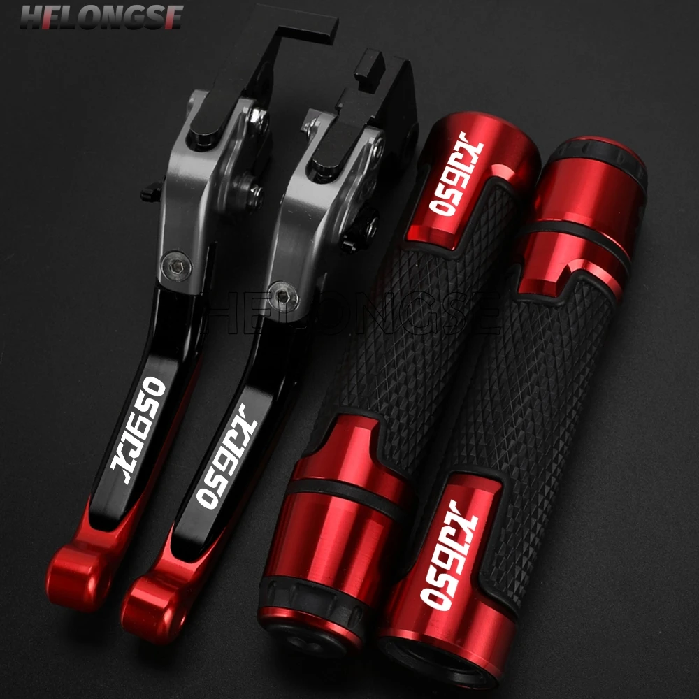 

For YAMAHA XJ650 1980-1985 1984 Adjustable CNC Brake Clutch Levers Handlebar grips XJ650 1983 1982 1981 Motorcycle Accessories
