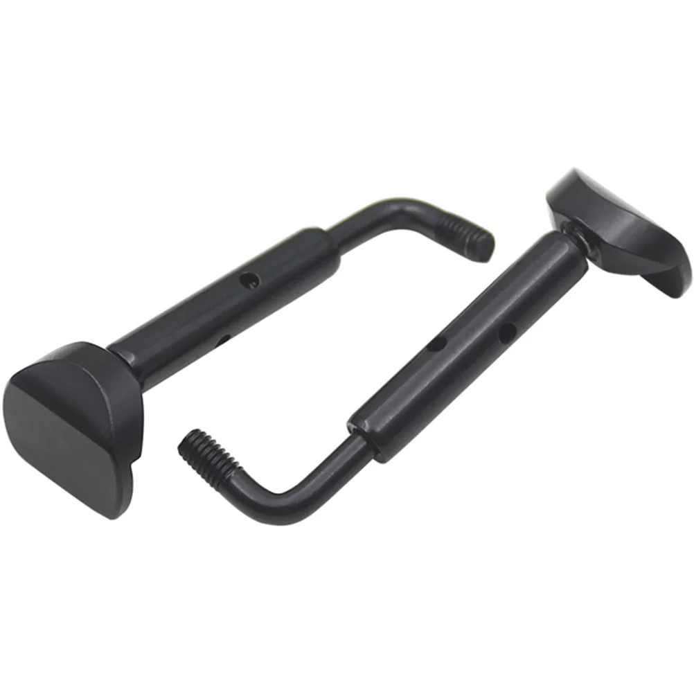 

2 Pcs Black Chin Rest Screws for 3 4 4 Violin Cheek Rest Parts Accessories Precision Durable Metal Musical Instruments