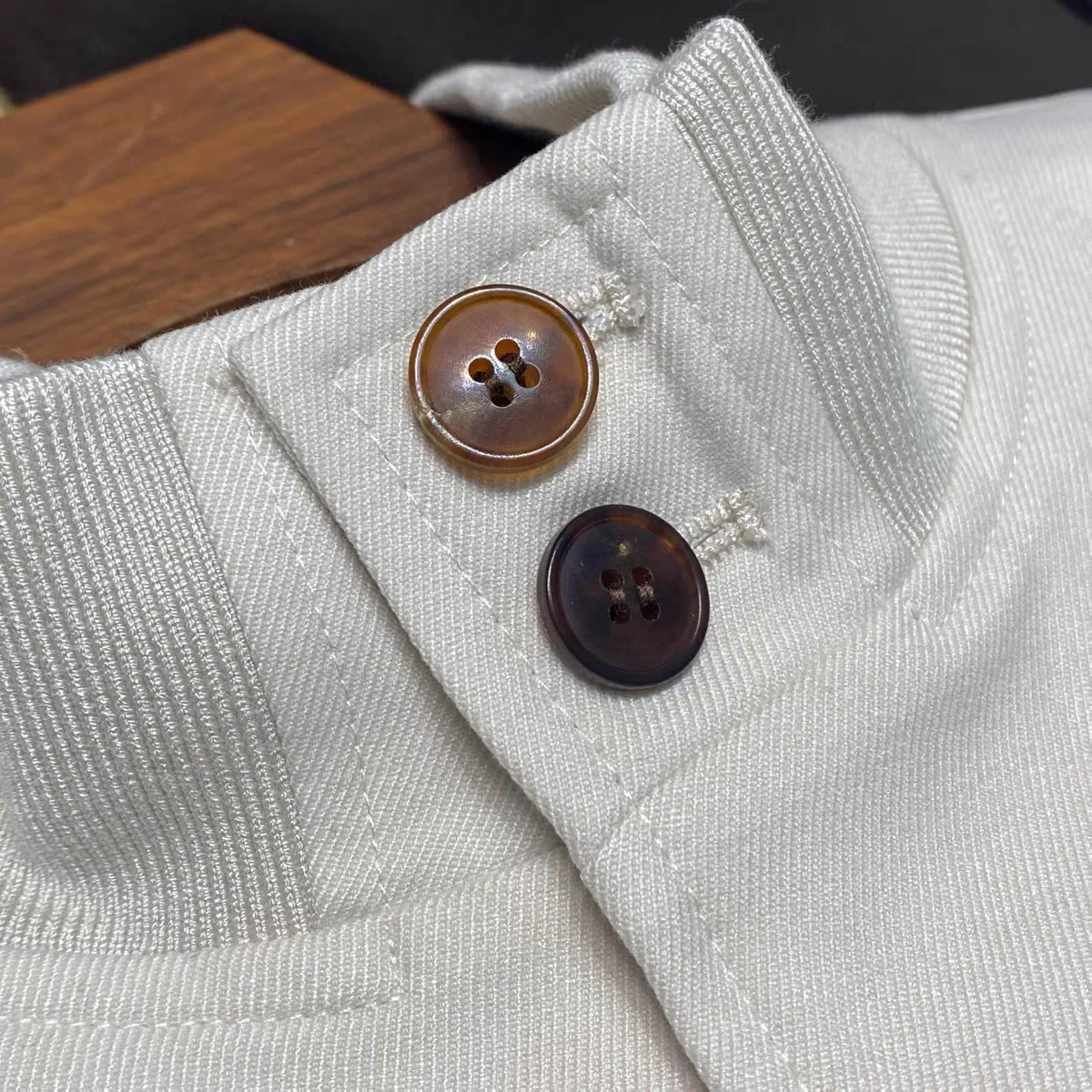 سترة طيران كاجوال بياقة واقفة من مزيج الصوف والرياح من قبل الميلاد