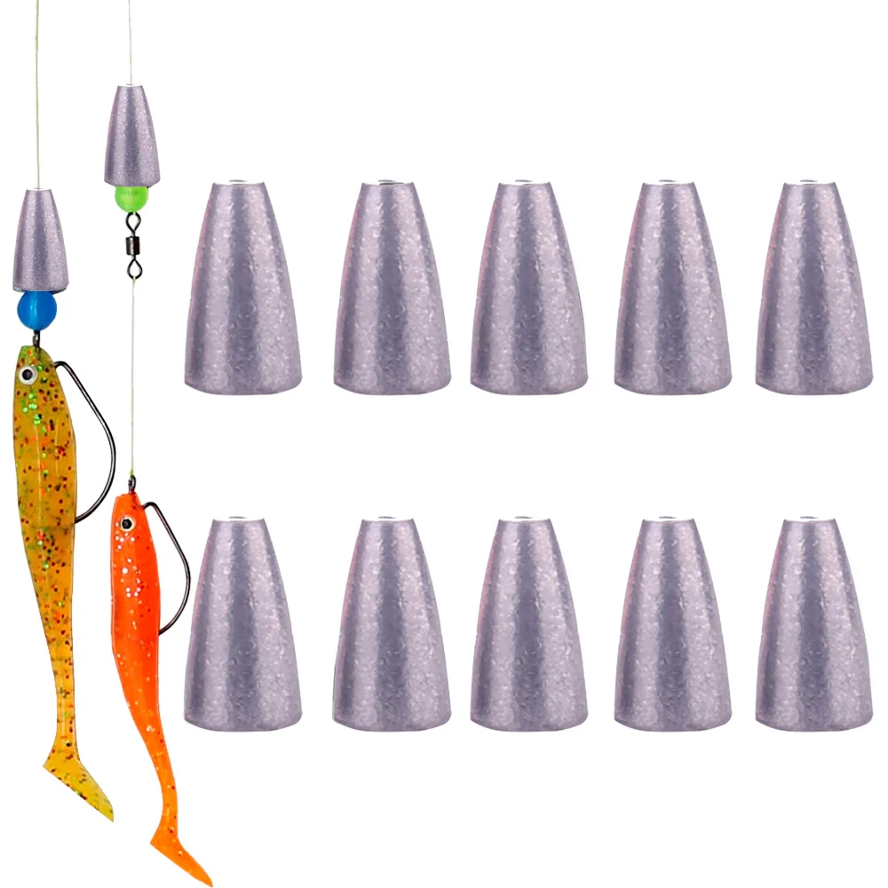 3.5g 5g 7g 10g 14g 20g Bullet Fish Fishing Sinker Texas Rigs Bullet Weight Carp Sea Fishing Accessories