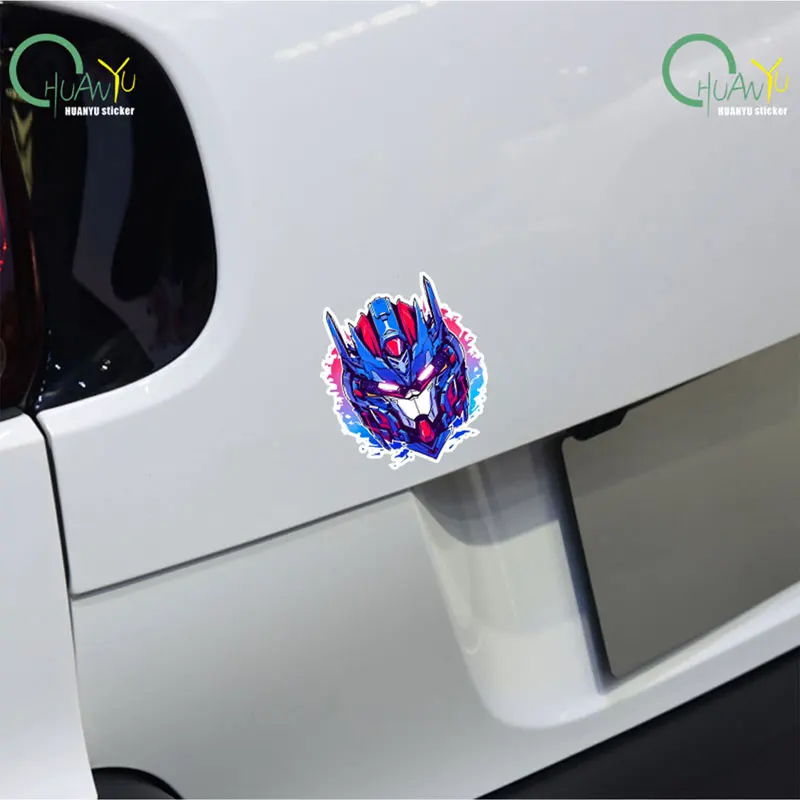 Personalized creative Transformers Optimus Prime sticker suitable for car trunk, laptop, room decoration PVC sticker