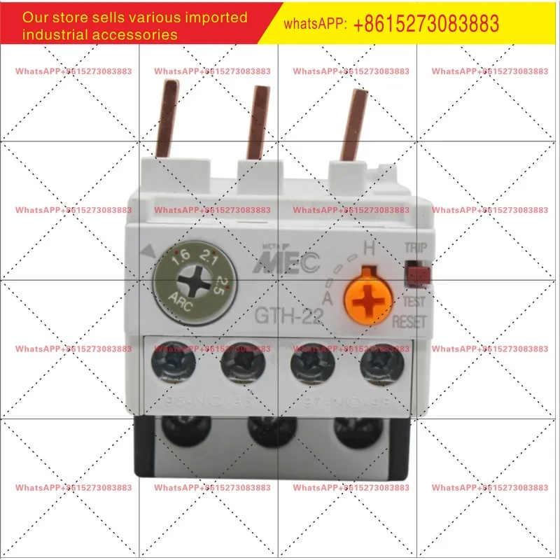 

Original MEC Thermal Overload Relay Temperature Protection GTH-22/3 4-6A 9-13A Complete Specifications