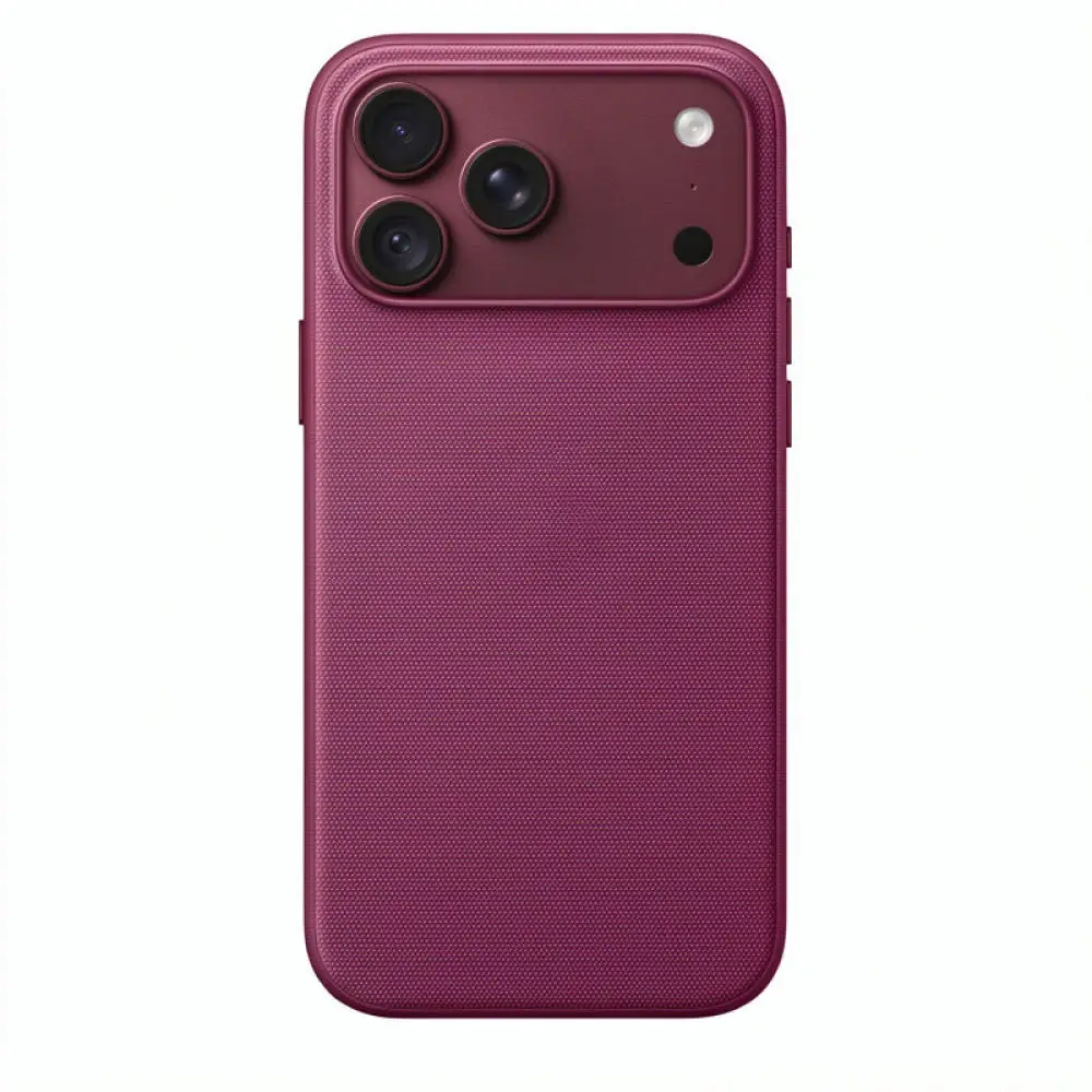 Magnetic Tech Fabric Phone Cover For Iphone 18 Pro Max Woven Texture Protective Case Slim Durable Anti Scratch Shield