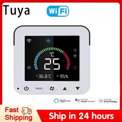 Tuya WiFi Smart Air Conditioner Controller USB Temperature Humidity IR Remote Controll LCD Touch Screen for Google Home Alexa