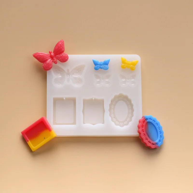 Silicone molds, multi-shaped silicone molds, butterfly-shaped perfume bottles, eyeglass-shaped hand shaping molds