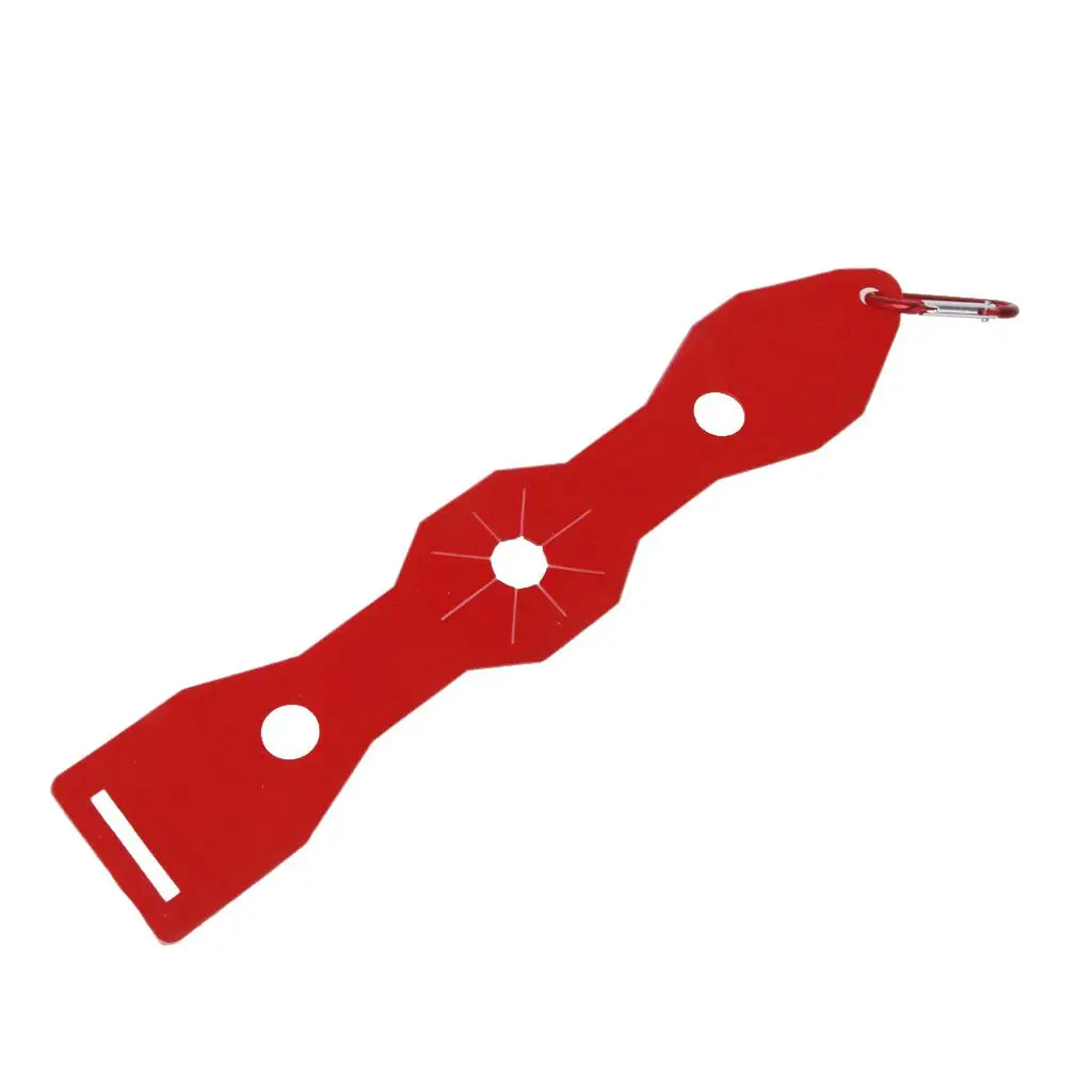 حامل كينداما البلاستيكي مع مشبك حزام لسلسلة المفاتيح بلون عشوائي