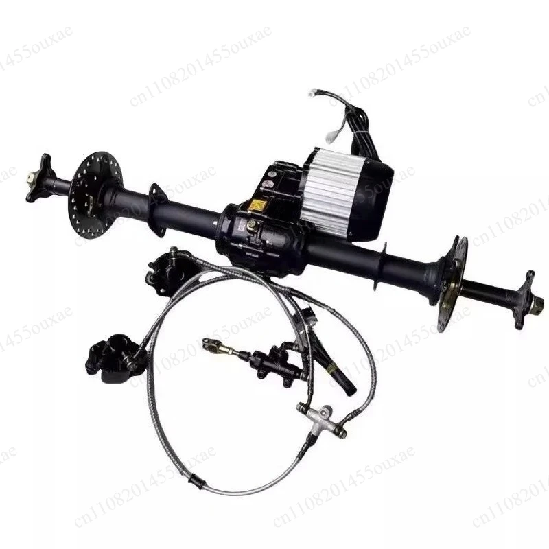 48V 60V Shaft Drive Rear Axle Kit with Differential & Motor Gear Pack for Electric Go Kart
