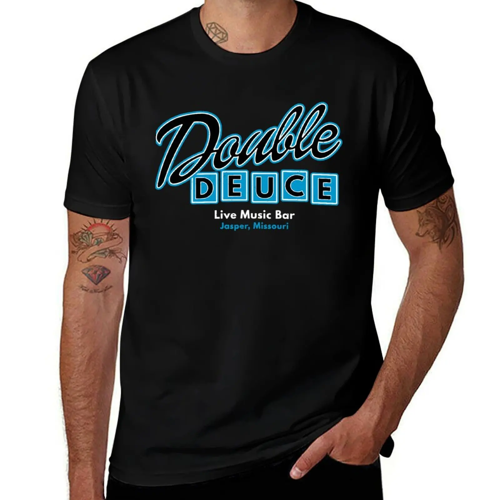 Double Deuce T-Shirt Basic All Season Solid T-Shirt