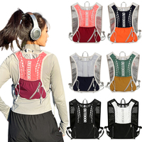 Hydration Running Vest Breathable Lightweight Running Vest Reflective Outdoors Hydration Pack for Marathon Cycling