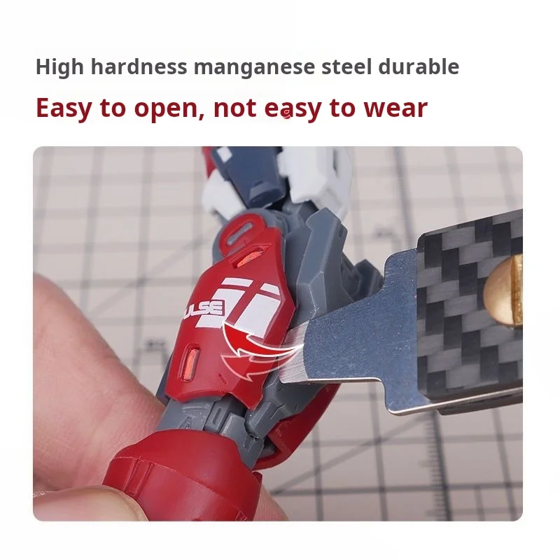 

HOBBY MIO Double-Head Model Separator Opener High Hardness Manganese Steel Tool for Gundam Military Model Kit DIY Hobby Tools