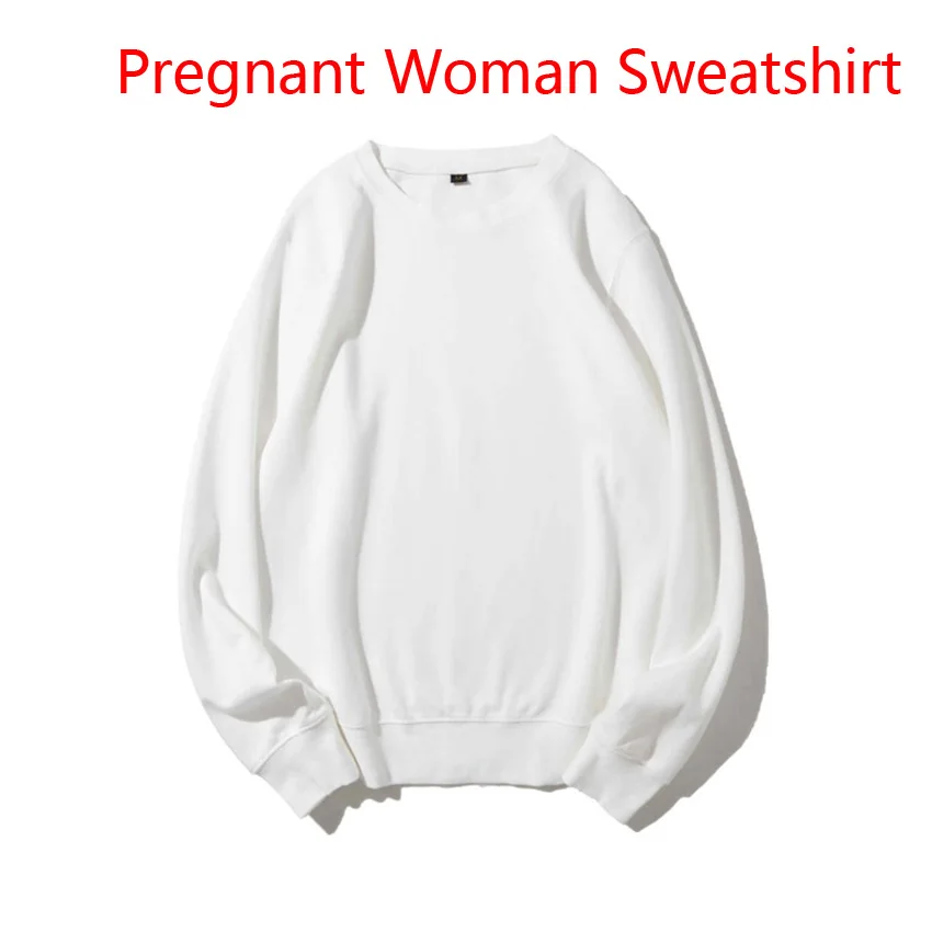 

Pregnant Woman Sweatshirt Pregnant Women Spring Autumn Sweaters Add Your Design Idea Cool DIY Customized Print