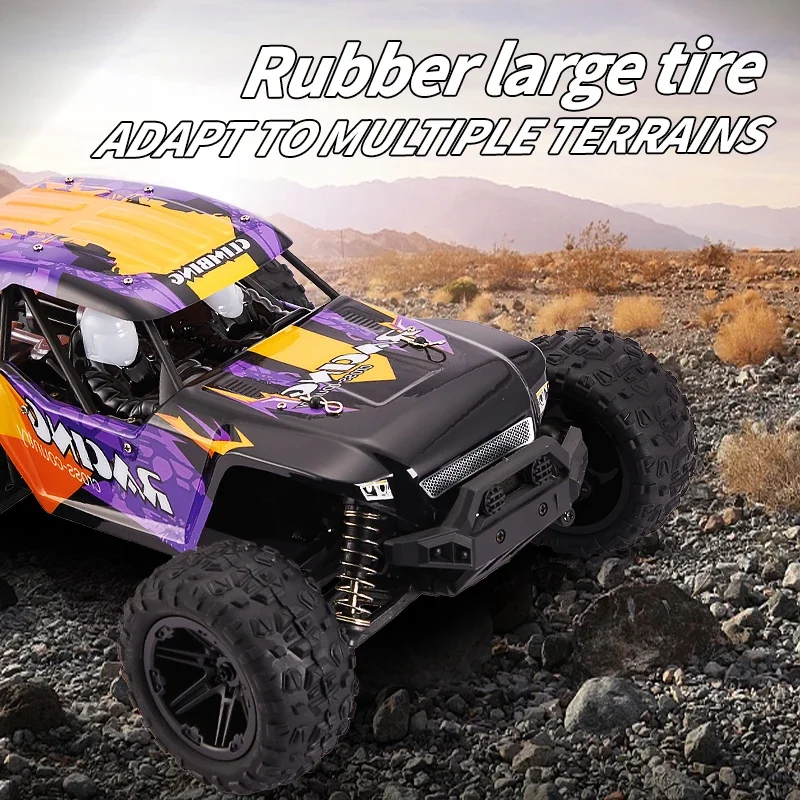 HXRC 8609 8610 1:14 55 KM/H 4WD RC auto con telecomando a LED auto ad alta velocità Drift Monster Truck per bambini vs Wltoys 144001 giocattoli