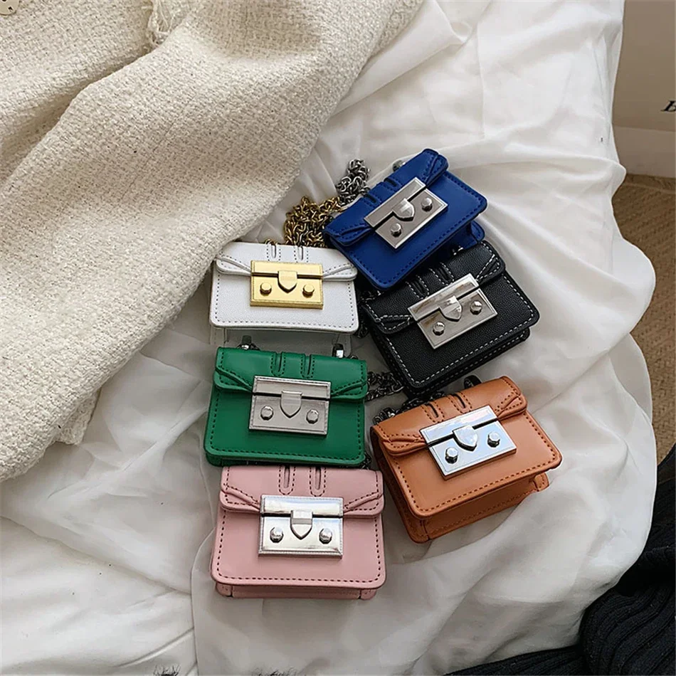 Super Mini Women Square Bag Purses and Handbags Luxury Lipstick Box PU Leather Shoulder Crossbody Bags for Women 2022 Trended