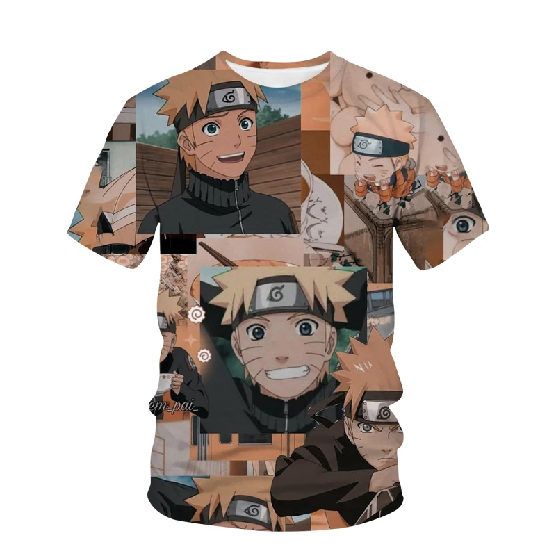 Nieuwe Cartoon Anime Naruto Kinderen T-Shirt Met Korte Mouwen Jongens T-Shirt Kids Anime T-Shirt Zomer Tops 4-14 Jaar Kinderkleding