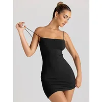 Women's Mini Sexy Bodycon Dress 2026 Spring Summer Going Out Short Backless Party Club Dresses Y2k Clothes - Image 3