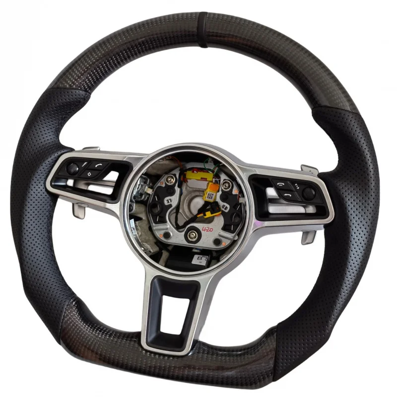 

For Porsche Boxster/Cayenne/Cayenne E-Hybrid Modified Carbon Fiber Steering Wheel