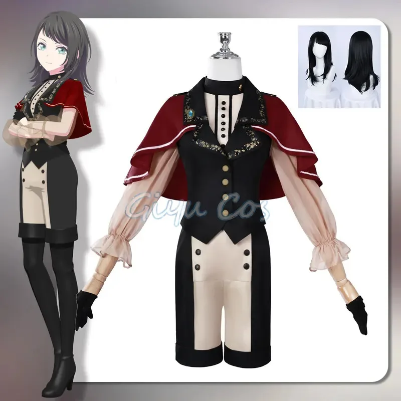 

BanG Dream Umiri Yahata Косплей Костюм Wakaba Mutsumi Карнавальные костюмы на Хэллоуин Женская форма