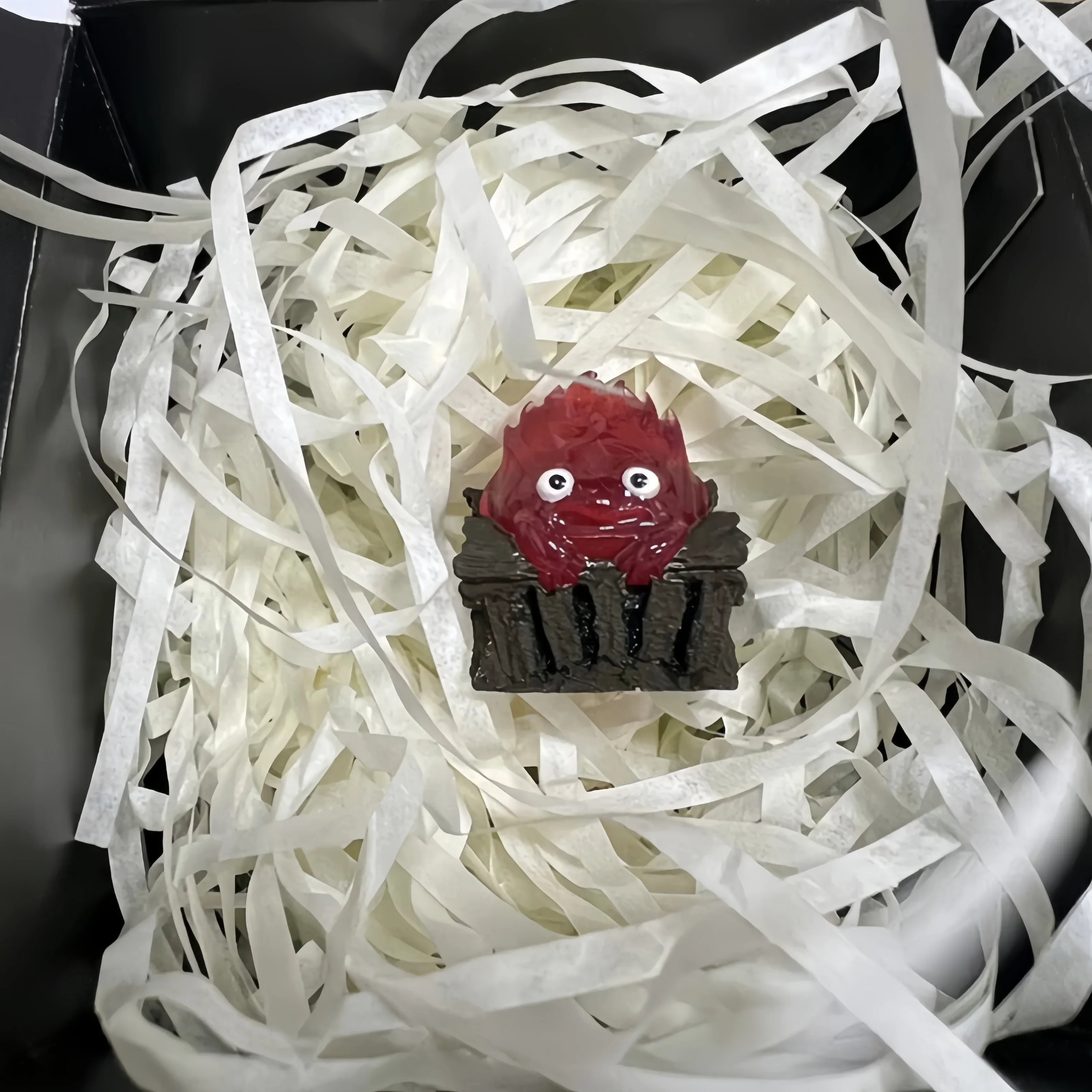 1 Stück Calcifer Harbin Castle Anime-Thema-Tastenkappen, personalisierte mechanische Tastatur-Tastenkappe aus Kunstharz für Tastatur-PC-Geschenke [auf Lager]