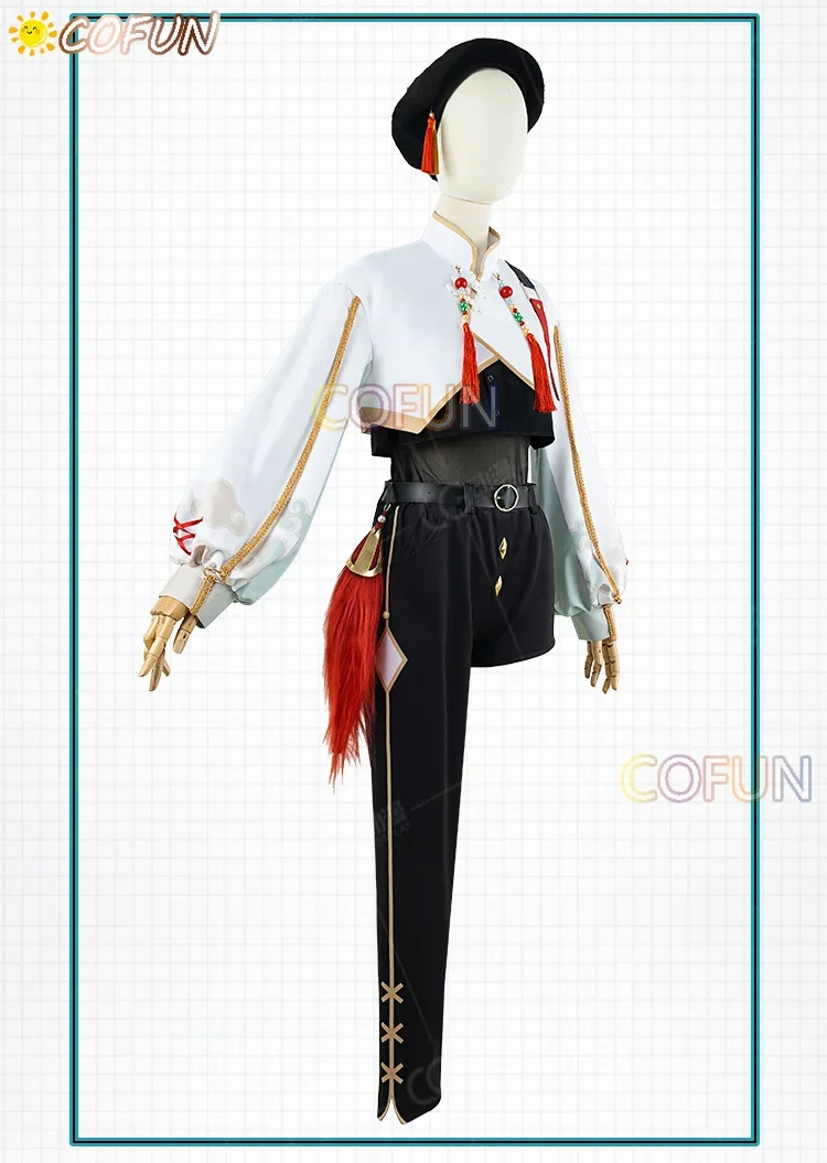 COFUN NIJISANJI Vtuber Ryushen Cosplay Costume Halloween Outfits Women New Suit Uniform