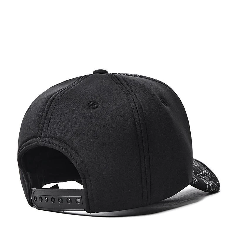 High top hat fall and winter of male high hat popular logo face small baseball cap round face is prevented bask in large cap