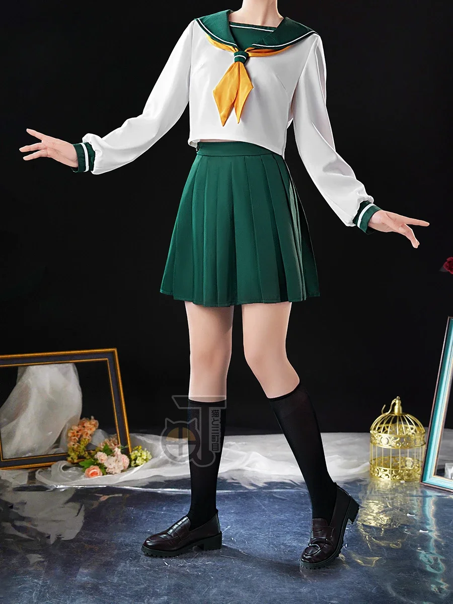 Gushing sobre meninas mágicas cos hanabishi haruka/minakami seno/tenkawa kaoruko cosplay traje de halloween feminino vestido arma