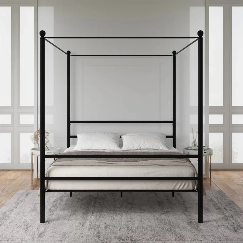 Metal Canopy Bed bedroom furniture  twin bed frame  bed frame  bed frame queen