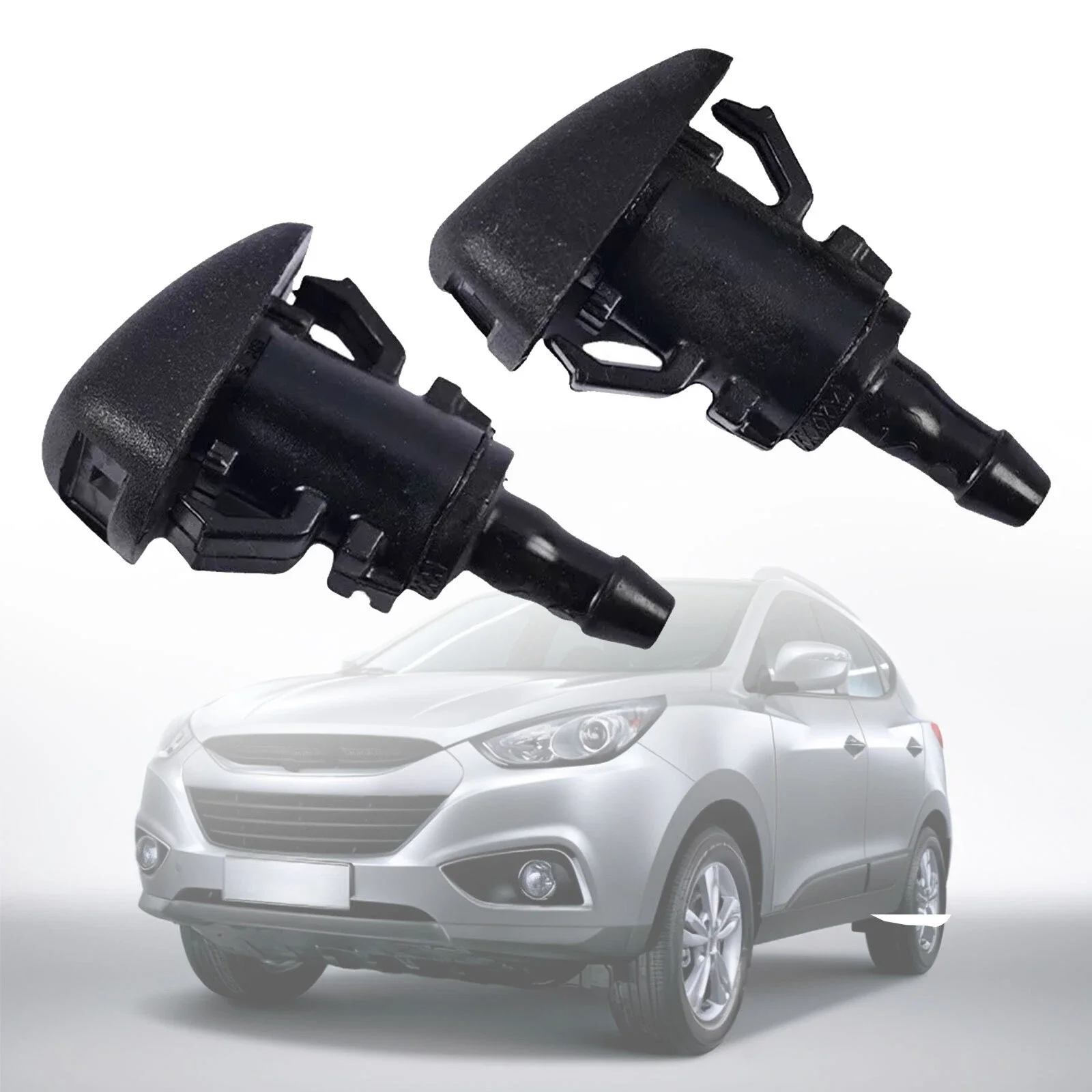 

2pcs Front Windscreen Washer Jet Nozzles For Kia Picanto Stonic Rio Soul Electric Sorento OEM98630G3000 Car Accessories