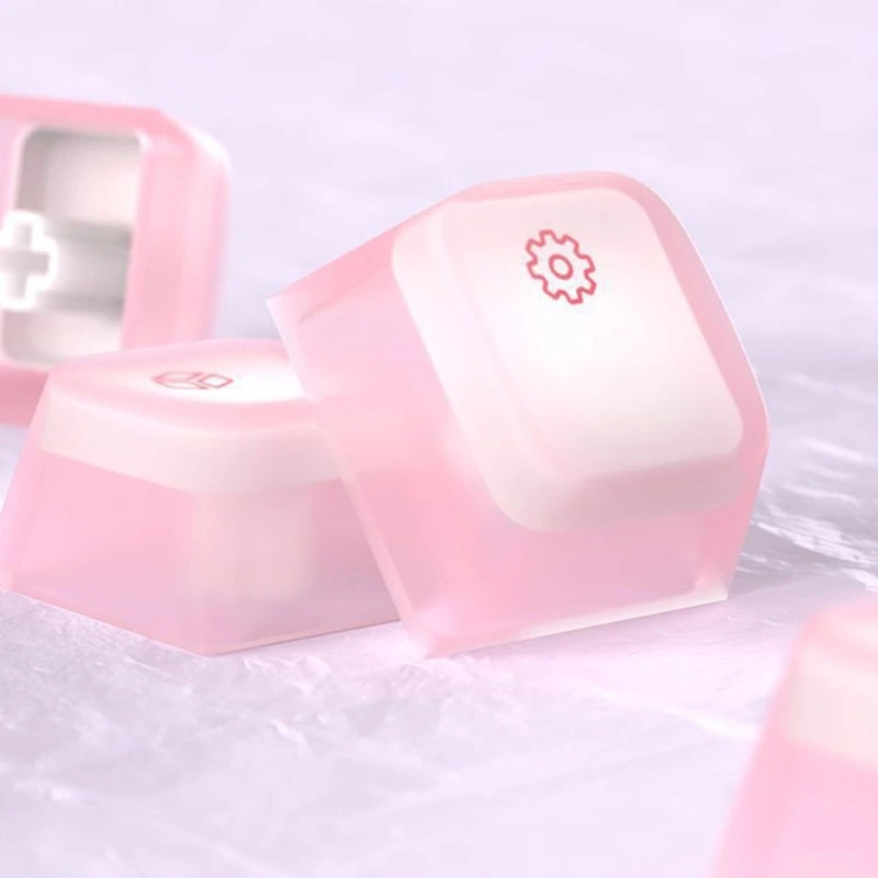 104 مفاتيح بودنغ كيكابس ABS سيليكون صامت مفتاح غطاء مجموعة ل 21/61/87/104/108 مفاتيح الميكانيكية لوحة المفاتيح استبدال كيكاب