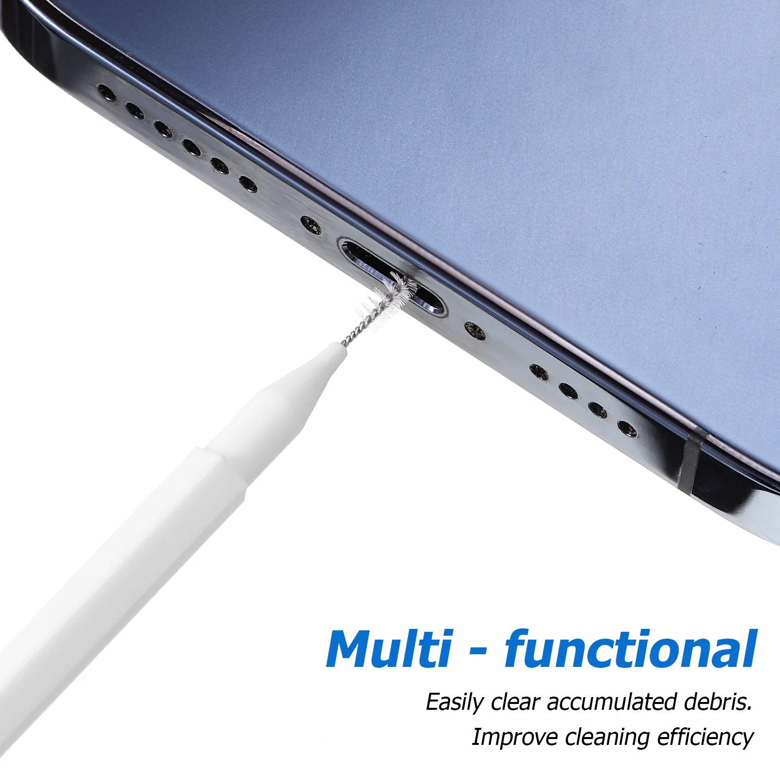 

20pcs Cleaning Brush Multi Function For Shower Head Faucet Keyboard Charge Port Small Hole Cleaner Tools Drain Straw Brush