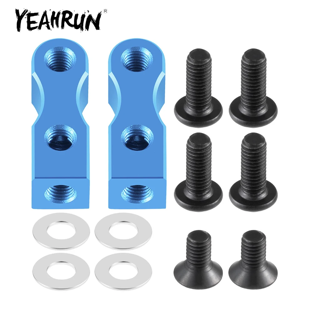 

YEAHRUN 1Set Aluminium Alloy Servo Mount for Tamiya TT02 1/10 RC Drift Car Upgrade Parts Accessories