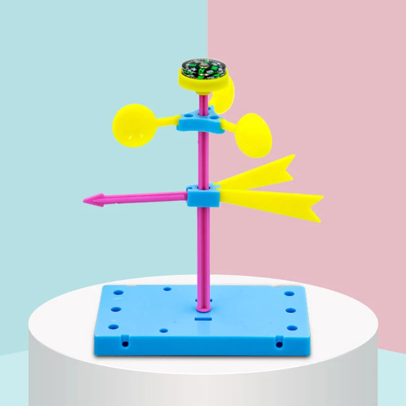 

Забавные научные игрушки «сделай сам», флюгер, научные эксперименты для учащихся начальной школы, классный детский набор для рукоделия, подарки