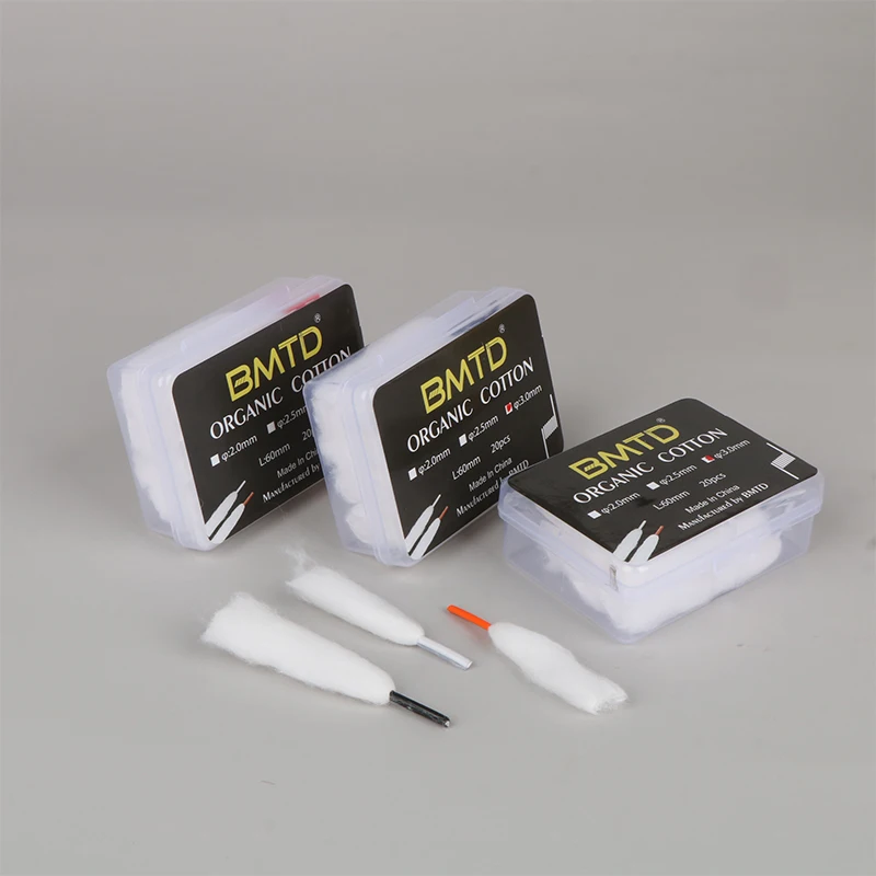 Prebuilt Orgânico Estilo Cadarço Orgânico com Wicking Material Pré-carregado Sapato Lace Faça Você Mesmo Óleo Absorvente Líquido Guia de Algodão 20 Pcs